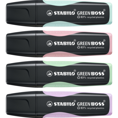 STABILO GREEN BOSS Pastel Wallet - Pack
