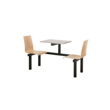 Elwood Fast Food 2 Seater Wooden Seating Unit