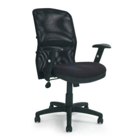 Jupiter Mesh Back Ergonomic Office Managers Chair With Adjustable Lumbar Support &amp; Arms