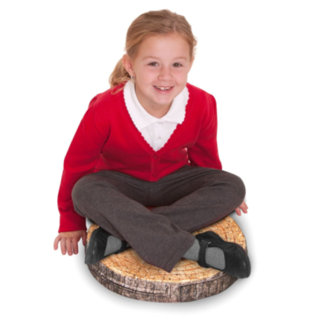 School Indoor or Outdoor Log Carry Cushions with Handy Storage Bag - Pack of 6