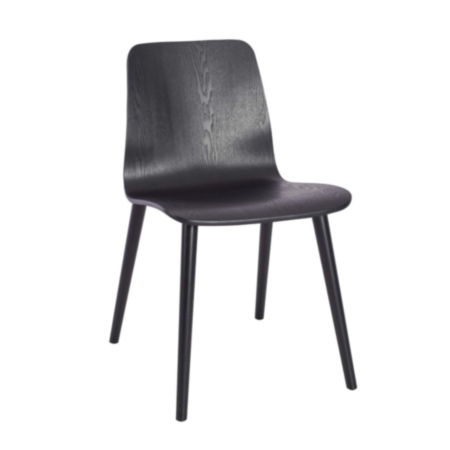 Copenhagen Cafe Bistro Chair with Wooden Legs