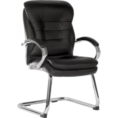 Goliath Light Bonded Leather Faced Visitor Office Chair
