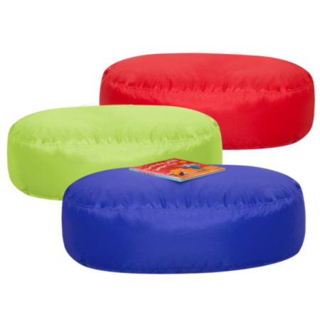 Two Seater Portable Oval Bean Bag - Pack of 3