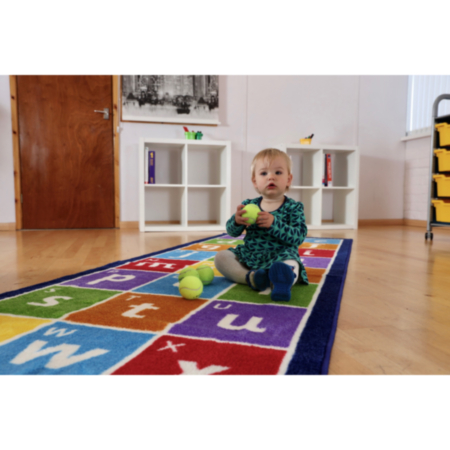 Alphabet Runner Classroom Carpet 