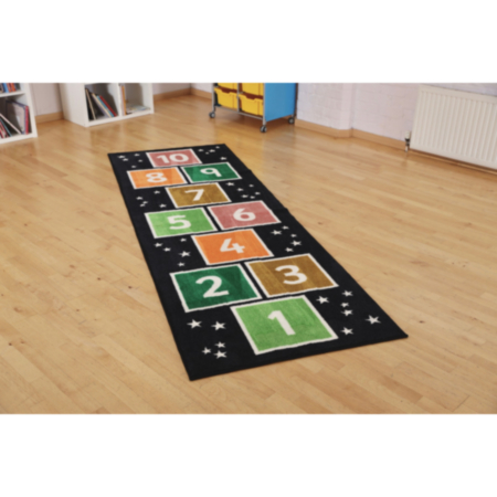 Number Hopsotch Runner Classroom Carpet 