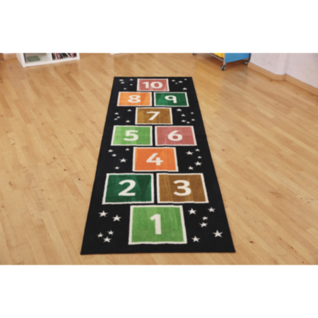 Number Hopsotch Runner Classroom Carpet 
