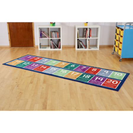 Number 1 to 20 Runner Classroom Carpet