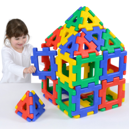 Giant Polydron Classroom Building Pieces