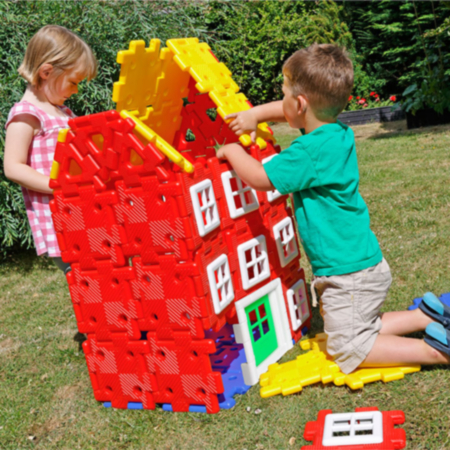 Giant Polydron House Builder