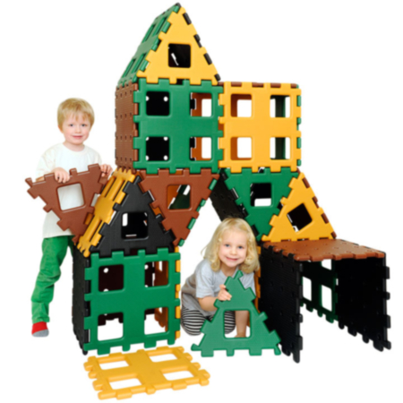 XL Polydron Natural Colours Set 2
