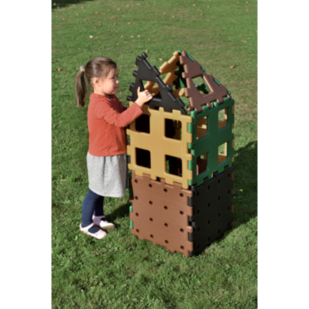 XL Polydron Natural Colours Set 1 - Set of 12