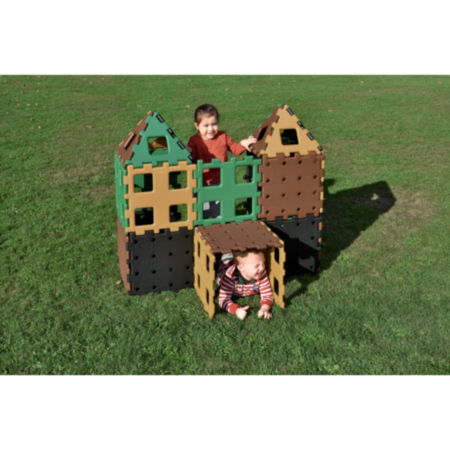 XL Polydron Natural Colours Set 2