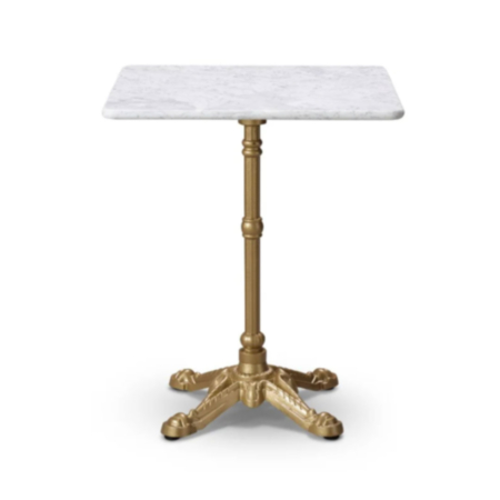 Rectangle Real Marble Cafe Bistro Table Top 700x600mm