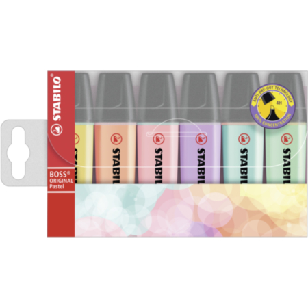 Boss Pastel Wallet Of 6