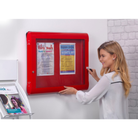 FlameShield Premium Internal Showcase Noticeboard