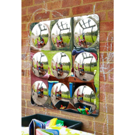 tickit Children&#039;s Giant 9 Domed Convex Acrylic Mirror