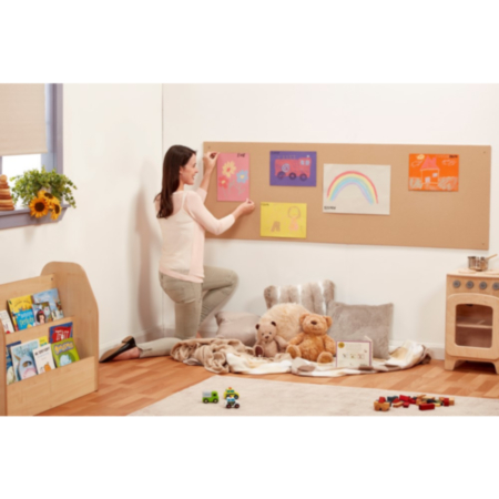 Unframed Hessian Fire Retardant Fabric Noticeboard (1200 x 900mm)
