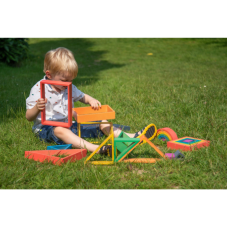 tickit Early Years Rainbow Architect Building Blocks Set - Pack of 28