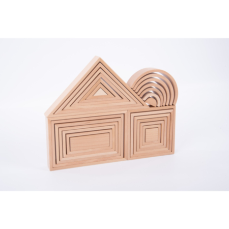 tickit Early Years Natural Architect Building Blocks Set - Pack of 28