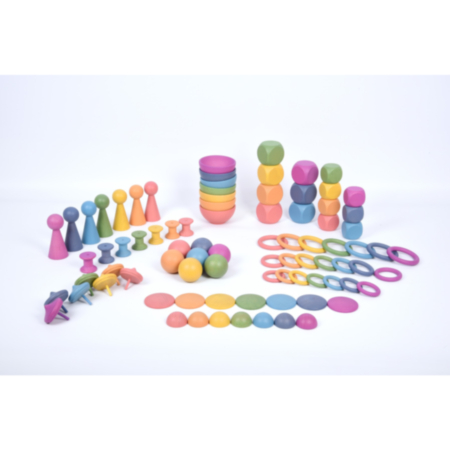 tickit Early Years Wooden Rainbow Super Set - Pack of 84