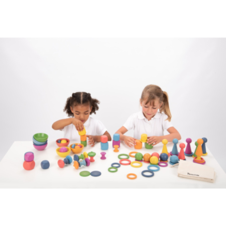 tickit Early Years Wooden Rainbow Super Set - Pack of 84