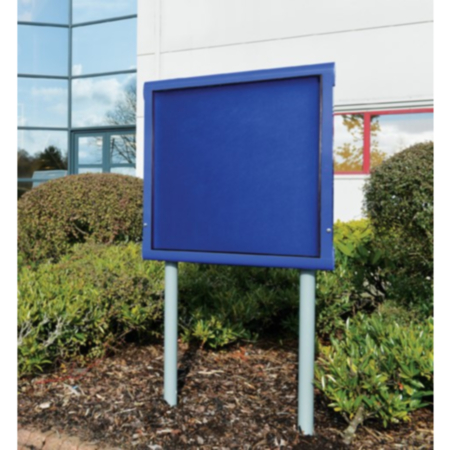 WeatherShield Lockable Freestanding Outdoor Showcase Noticeboard