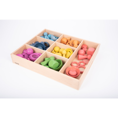 tickit Early Years Wooden Divider Sorting Tray - 7 Way