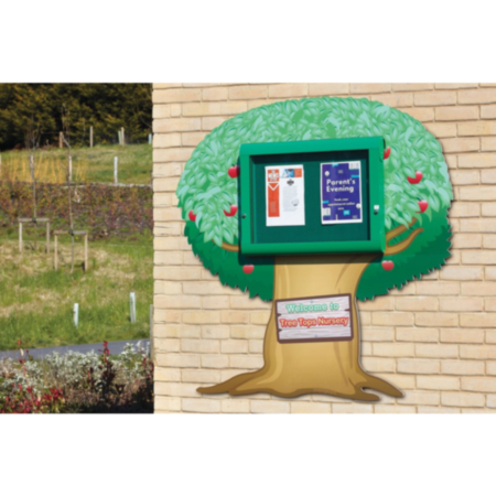 WeatherShield Outdoor Wall Mounted Tree Welcome Sign