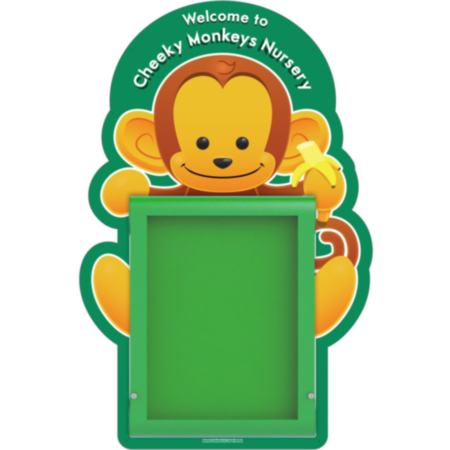 WeatherShield Outdoor Wall Mounted Monkey Welcome Sign