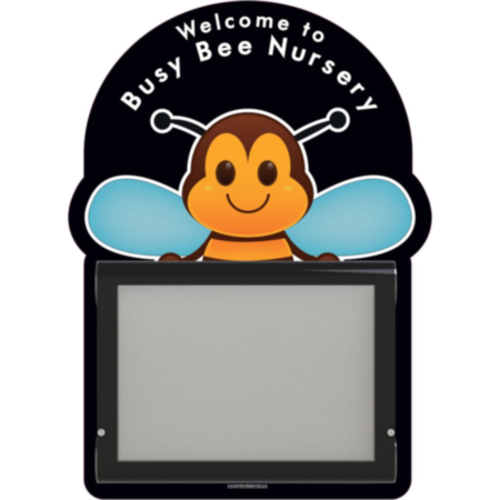WeatherShield Outdoor Wall Mounted Bee Welcome Sign