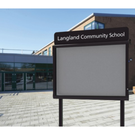 WeatherShield Headline Freestanding Outdoor Sign
