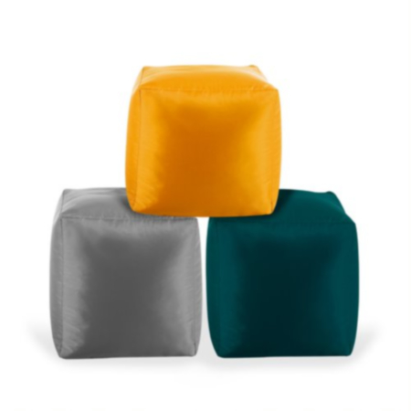 Stackable Bright Classroom Bean Bag Cubes - Pack of 3