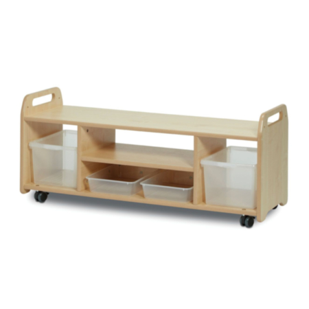 Millhouse Tall Easel Stand/Storage Trolley 4 Station  