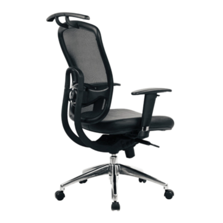 Freedom Office High Back Mesh Executive Armchair with Coat Hanger and Chrome Base