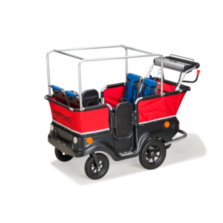 Winther Electric Early Years Commercial Turtle Bus Stroller - 4 Seater