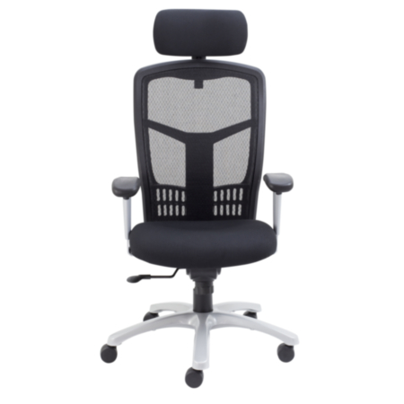 Fonz 24 Hour Black High Back Mesh Office Task Chair 