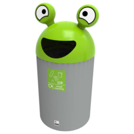 Outdoor Recycled Happy Space Buddy Bin for Playgrounds