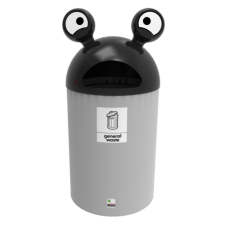 Outdoor Recycled Space Buddy Bin for Playgrounds
