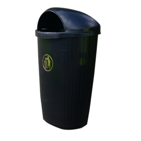 Outdoor Regent Hooded Litter Bin for Public Spaces