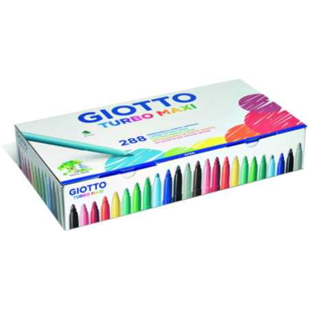 Giotto Turbo Maxi Col Pens Pack 288