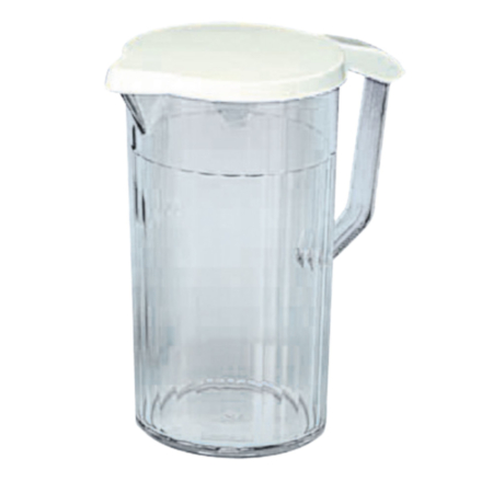 Clear Plastic Jug And Lid 1.1ltr