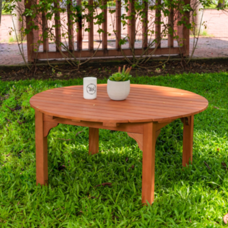 Outdoor Early Years Wooden Round Table