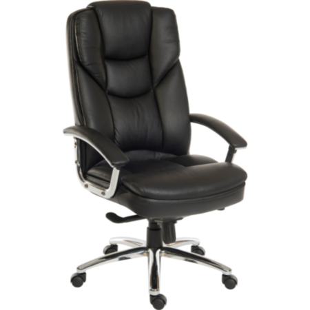Skyline Luxury Italian Leather Faced Executive Office Chair  