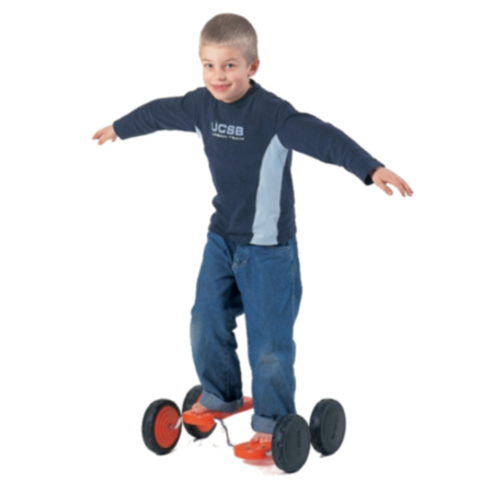 Childrens Outdoor Playground Four Wheeled Balance Walker