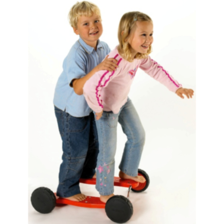 Outdoor Go Go Bus Childrens Four Wheeled Playground Balance Walker
