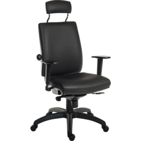 Ergo Plus PU Ergonomic Office Operator Chair With Headrest