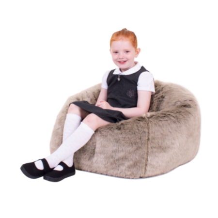 Mink Faux Fur Children&#039;s Bean Bag