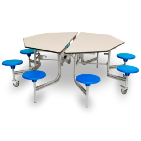 Spaceright 8 Seat Octagonal Folding Dining Unit