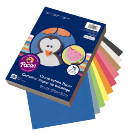 A4 Super Value Construction Paper
