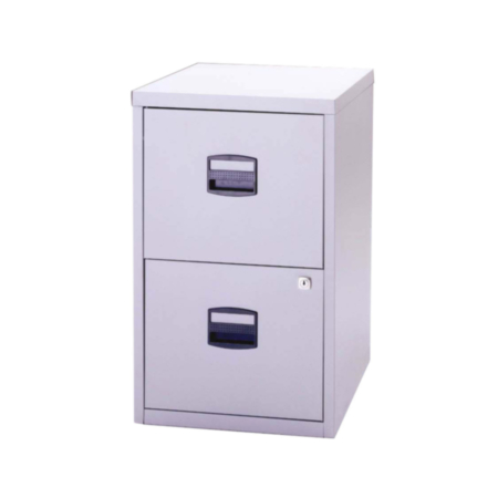 Bisley A4 Mobile 2 Deep Drawer Filer - Grey Goose